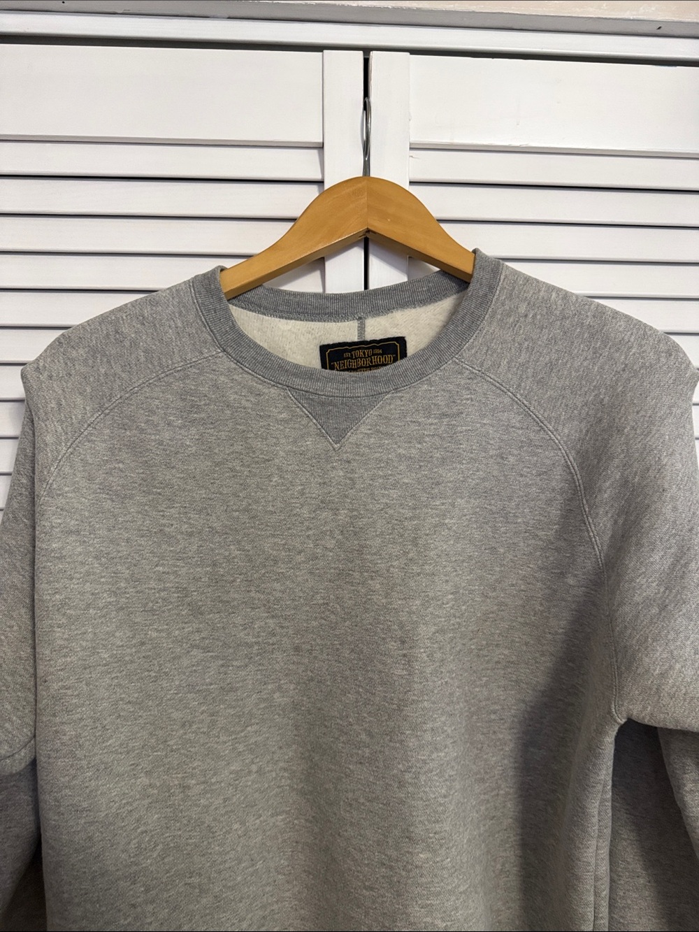 Neighborhood Men's Gray Crewneck Sweatshirt